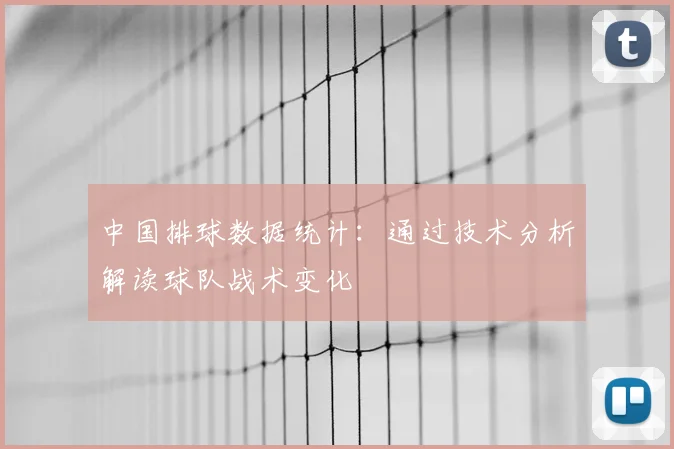 中国排球数据统计:通过技术分析解读球队战术变化
